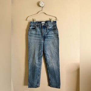 RE/DONE 70s Stove Pipe Jeans - Aged Denim Like New